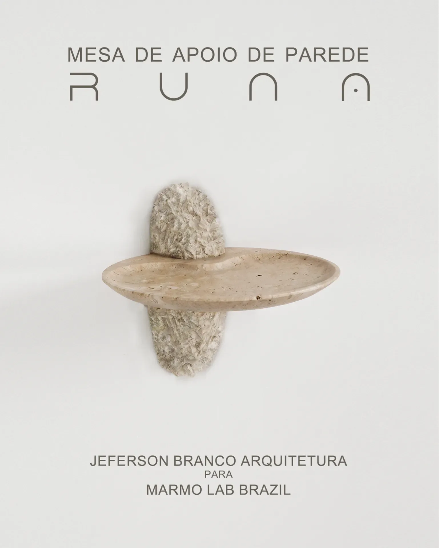 Mesa de Apoio de Parede Runa Série 01 — 
