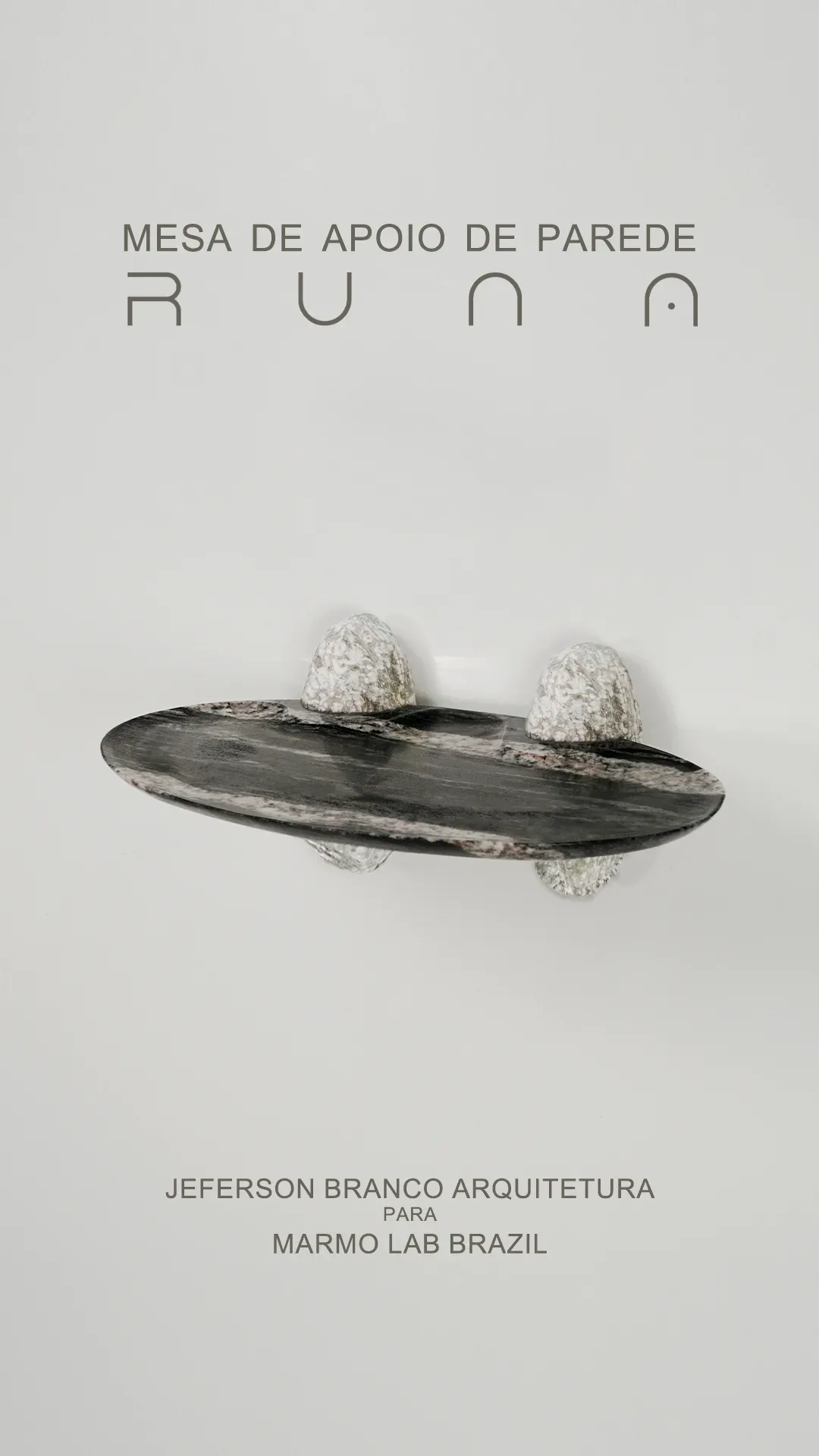 Mesa de Apoio de Parede Runa Série 02 — 